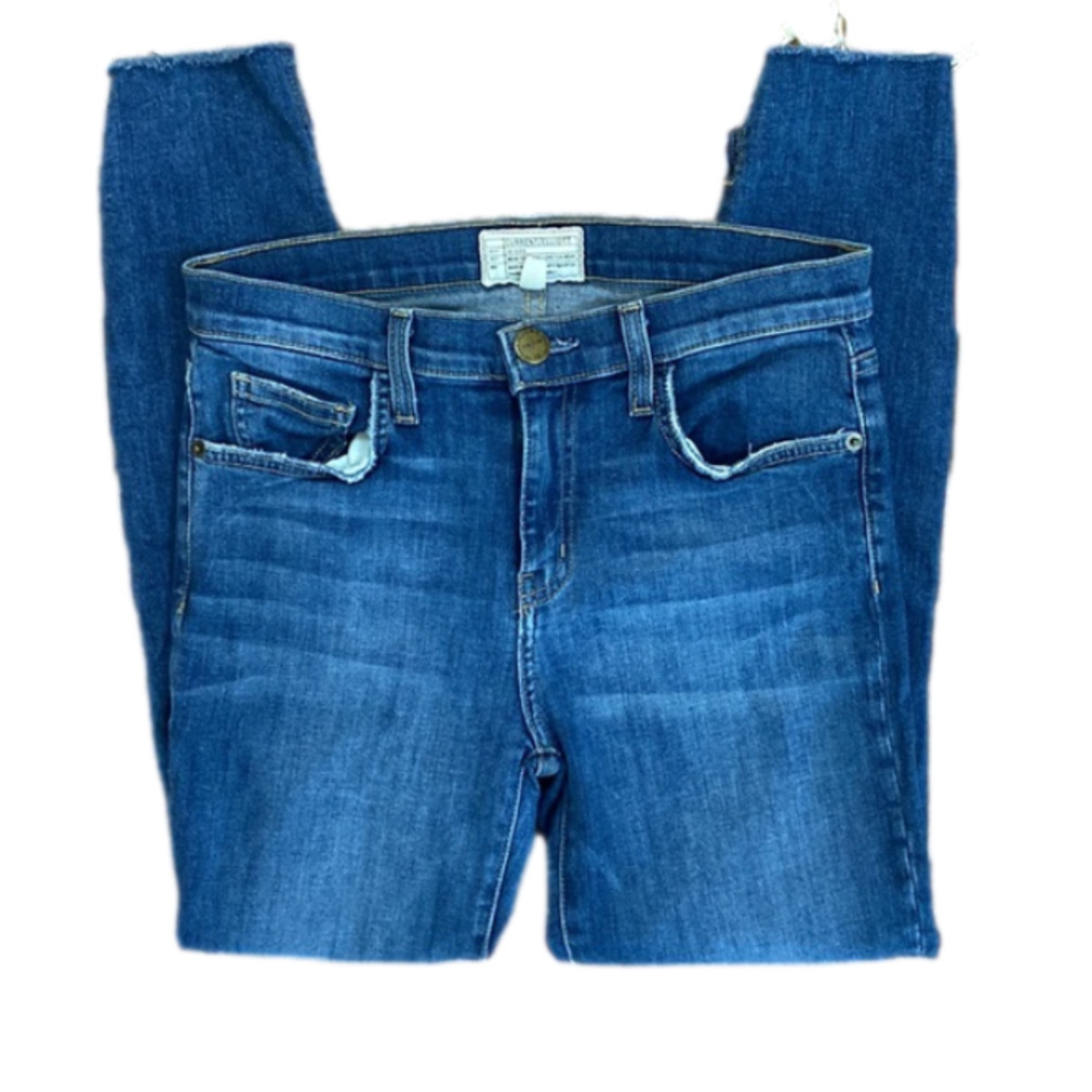Current Elliot cropped‎ jeans woman’s size 27 blue jeans